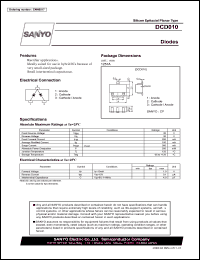 DCD010 datasheet: Silicon Epitaxial Planar Type Diodes DCD010