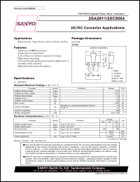 2SA2011 datasheet: PNP Epitaxial Planar Silicon Transistors DC/DC Converter Applications 2SA2011
