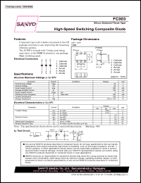 FC903 datasheet: High-Speed Switching Composite Diode Silicon Epitaxial Planar Type FC903