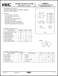 KDR731 datasheet: Schottky Barrier Diode KDR731