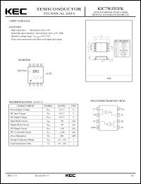 KIC7WZ02FK datasheet: Dual 2 Input NOR Gate KIC7WZ02FK