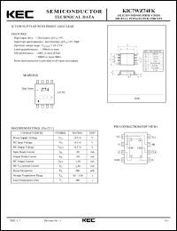 KIC7WZ74FK datasheet: D Flip Flop KIC7WZ74FK