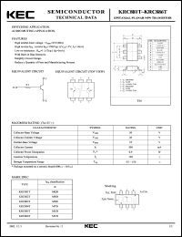 KRC882T datasheet: Built in Bias Resistor KRC882T