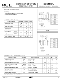 KTA1225L datasheet: General Purpose Transistor KTA1225L