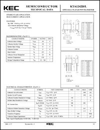 KTA1242D datasheet: General Purpose Transistor KTA1242D