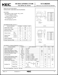 KTA1862D datasheet: Switching Transistor KTA1862D