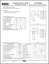 KTC3072L datasheet: General Purpose Transistor KTC3072L