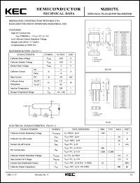 MJD117L datasheet: Darlington Transistor MJD117L