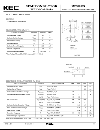 MPS8050S datasheet: General Purpose Transistor MPS8050S