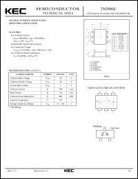 2N2906E datasheet: Switching Transistor 2N2906E