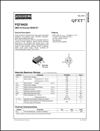 FQT4N20 datasheet: 200V N-Channel MOSFET FQT4N20