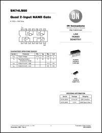 SN74LS00MR2 datasheet:  QUAD 2-INPUT NAND GATE SN74LS00MR2