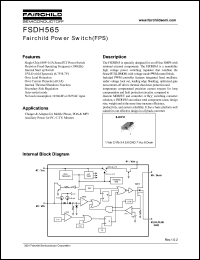 FSDH565 datasheet: Fairchild Power Switch(FPS) FSDH565
