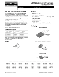 HGT1S20N60C3S datasheet: 45A, 600V, UFS Series N-Channel IGBT HGT1S20N60C3S