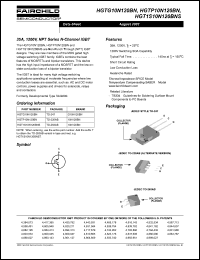 HGTP10N120BN datasheet: 35A, 1200V, NPT Series N-Channel IGBT HGTP10N120BN