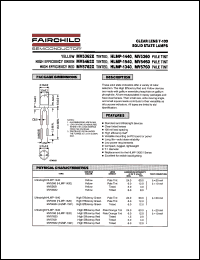 HLMP-1340 datasheet: CLEAR LENS T-100 SOLID STATE LAMPS HLMP-1340