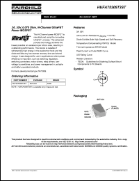 HUFA75309T3ST datasheet: 3A, 55V, 0.070 Ohm, N-Channel UltraFET Power MOSFET HUFA75309T3ST