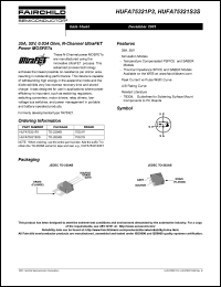 HUFA75321P3 datasheet: 35A, 55V, 0.034 Ohm, N-Channel UltraFET Power MOSFETs HUFA75321P3