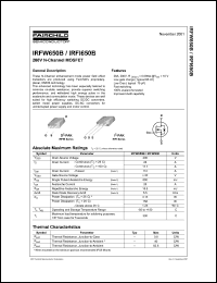 IRFI650B datasheet: 200V N-Channel MOSFET IRFI650B