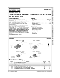 ISL9R1560S3S datasheet: 15A, 600V Stealth Diode ISL9R1560S3S
