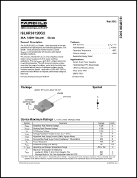 ISL9R30120G2 datasheet: 30A, 1200V Stealth Diode ISL9R30120G2