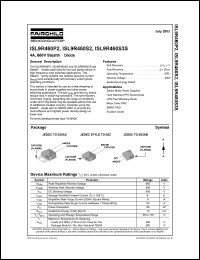 ISL9R460P2 datasheet: 4A,600V Stealth Diode ISL9R460P2