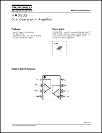 KA5532 datasheet: Dual Operational Amplifier KA5532