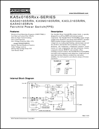 KA5M0165R datasheet: Fairchild Power Switch(FPS) KA5M0165R