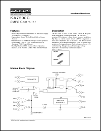 KA7500C datasheet: SMPS Controller KA7500C