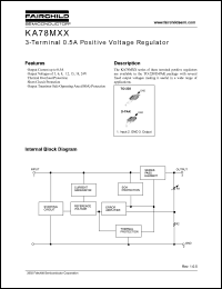 KA78M18 datasheet: 3-Terminal 0.5A Positive Voltage Regulator KA78M18