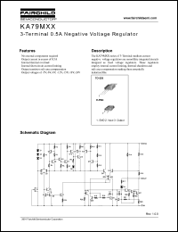 KA79M12 datasheet: 3-Terminal 0.5A Negative Voltage Regulator KA79M12