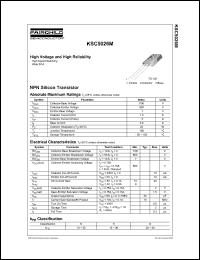 KSC5026M datasheet: NPN Silicon Transistor KSC5026M