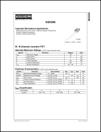 KSK596 datasheet: Si N-channel Junction FET KSK596