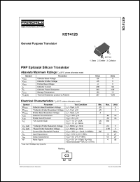 KST4126 datasheet: PNP Epitaxial Silicon Transistor KST4126
