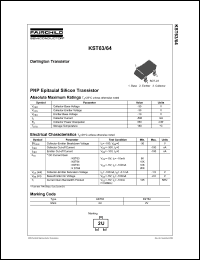 KST64 datasheet: PNP Epitaxial Silicon Transistor KST64