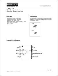 LM311 datasheet: Single Comparator LM311