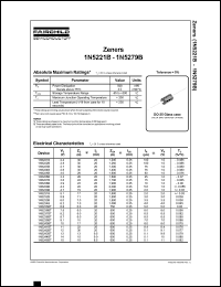 1N5223B datasheet: Zeners 1N5223B