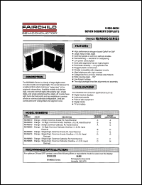 MAN6640 datasheet: 0.560-INCH SEVEN SEGMENT DISPLAYS MAN6640