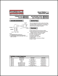 MV50154 datasheet: BULLET PROFILE T-1-3/4 SOLID STATE LAMPS MV50154