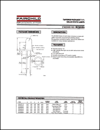 MV5021A datasheet: TAPERED PACKAGE T-1-3/4 SOLID STATE LAMPS MV5021A