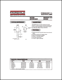 MV5054A-1 datasheet: STANDARD RED T-1-3/4 SOLID STATE LAMPS MV5054A-1