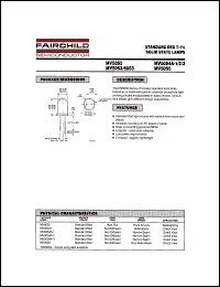 MV5054A-2 datasheet: STANDARD RED T-1-3/4 SOLID STATE LAMPS MV5054A-2