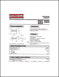 MV5A164 datasheet: MULTICOLOR BARGRAPH MV5A164