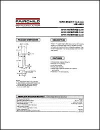 MV8103 datasheet: SUPER BRIGHT T-1 3/4 (5mm) LED LAMPS MV8103