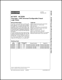 NC7SZ58 datasheet: UHS Universal Configurable 2-Input Logic Gates NC7SZ58