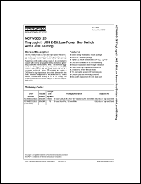 NC7WBD3125 datasheet: UHS 2-Bit Low Power Bus Switch with Level Shifting NC7WBD3125