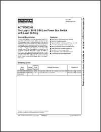 NC7WBD3306 datasheet: UHS 2-Bit Low Power Bus Switch with Level Shifting NC7WBD3306