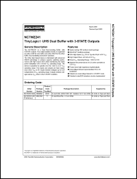 NC7WZ241 datasheet: TinyLogic TM UHS Dual Buffer with 3-STATE Outputs NC7WZ241