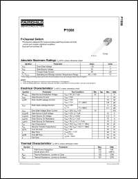 P1086 datasheet: P-Channel Switch P1086