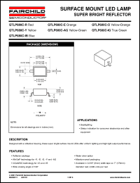 QTLP680C-IB datasheet: SURFACE MOUNT LED LAMP SUPER BRIGHT REFLECTOR QTLP680C-IB